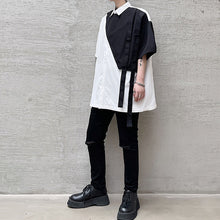 Load image into Gallery viewer, Black And White Panel Shirt