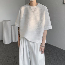 Load image into Gallery viewer, Wavy Textured Short Sleeve T-Shirt