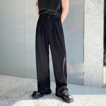Load image into Gallery viewer, Solid Color Straight Drape Casual Pants