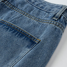 Load image into Gallery viewer, Irregular Twisted Wide-Leg Jeans