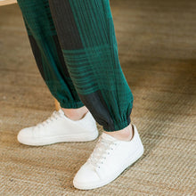 Load image into Gallery viewer, Thin Check Cropped Harem pants