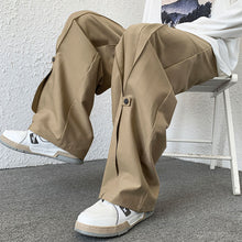 Load image into Gallery viewer, Drawstring Elastic Waist Wide Leg Lounge Pants