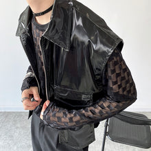 Load image into Gallery viewer, Mesh Jacquard Cutout Translucent T-Shirt