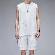 Load image into Gallery viewer, Ripped Loose Vest Bottoming Shirt