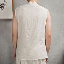 Load image into Gallery viewer, Summer Cotton Linen Sleeveless Vest