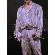 Load image into Gallery viewer, Sequin Tassels Party Stage Performance Shirts and Pants