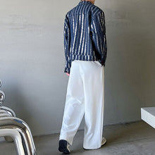 Load image into Gallery viewer, Sequin Embroidered Jacquard Denim Jacket