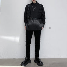 Load image into Gallery viewer, Lace Up Cargo Long Sleeve Shirt