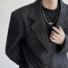 Load image into Gallery viewer, Patterned Textured Notch Lapel Casual Blazer