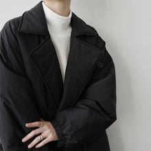 Load image into Gallery viewer, Suit Collar Mid Length Thickened Jacket