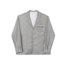 Load image into Gallery viewer, Vintage Pattern Cuban Collar Long Sleeve Shirt