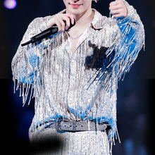 Load image into Gallery viewer, Sequin Tassels Party Stage Performance Shirts and Pants