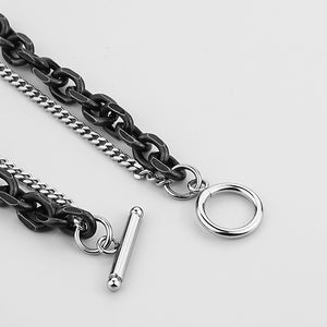 Titanium Steel Double Bracelet