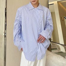 Load image into Gallery viewer, Statement Drawstring Lapel Long Sleeve Shirt
