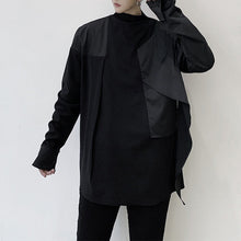 Load image into Gallery viewer, Irregular Stand Collar T-shirt