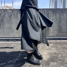 Load image into Gallery viewer, Black Wide-leg Hakama