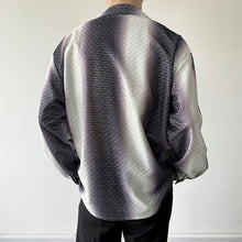 Load image into Gallery viewer, Gradient Sequins Suit Collar Shirt