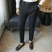Load image into Gallery viewer, British Casual Slim Suit Pants