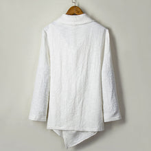 Load image into Gallery viewer, Cotton And Linen Mid-length Top
