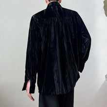 Load image into Gallery viewer, Vintage Lapel Fleece Long Sleeve Shirt