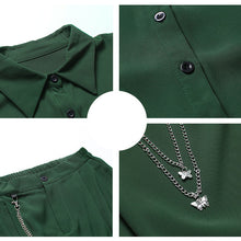 Load image into Gallery viewer, Loose Irregular Shirt Pants Two-piece Set