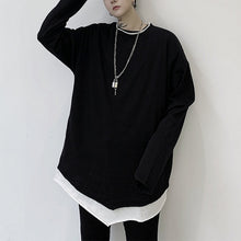 Load image into Gallery viewer, Fake Two Piece Stitching Bottoming Shirt