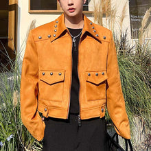 Load image into Gallery viewer, Studded Cropped Jacket