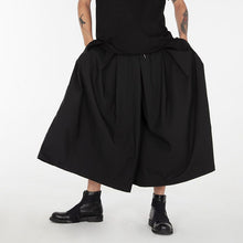 Load image into Gallery viewer, Split Scarf Collar Irregular Hem Loose Top