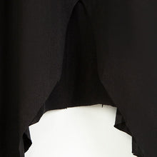 Load image into Gallery viewer, Split Scarf Collar Irregular Hem Loose Top