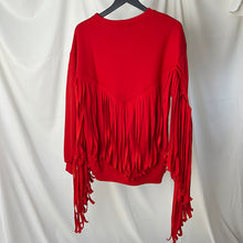 Load image into Gallery viewer, Fringed Long Sleeve Sweatshirt