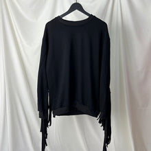 Load image into Gallery viewer, Fringed Long Sleeve Sweatshirt