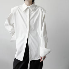 Load image into Gallery viewer, Oversized Drop-shoulder Long-sleeved Shirt