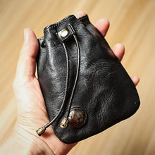 Load image into Gallery viewer, Retro Leather Coin Bag Storage Bag