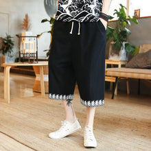 Load image into Gallery viewer, Men's Cotton Linen Short Sleeve Suit