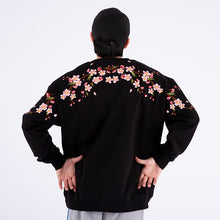Load image into Gallery viewer, Plum Embroidery Sweatshirt