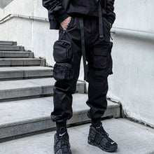 Load image into Gallery viewer, Techwear Asymmetric Pocket Cargo Pants