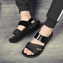 Load image into Gallery viewer, Summer Leisure Non-slip Leather Sandals