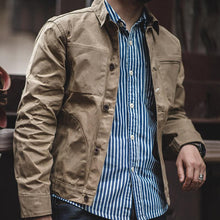 Load image into Gallery viewer, Retro Casual Canvas Jacket