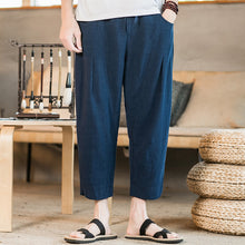 Load image into Gallery viewer, Men's Summer Linen Loose Casual Pants