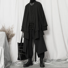 Load image into Gallery viewer, Double Collar Loose Tea Cardigan