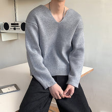 Load image into Gallery viewer, Winter V-neck Pullover Sweater