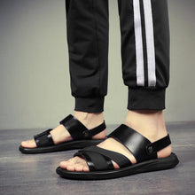 Load image into Gallery viewer, Summer Leisure Non-slip Leather Sandals