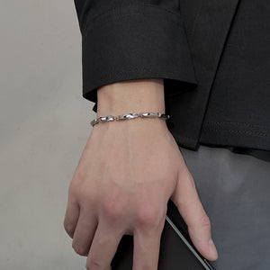 Thin Titanium Steel Bracelet