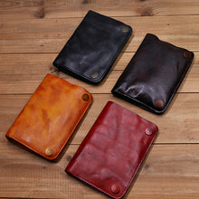 Load image into Gallery viewer, Retro Handmade Leather Wallet