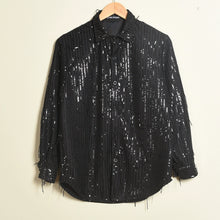 Load image into Gallery viewer, Sequin Tassels Party Stage Performance Shirts and Pants

