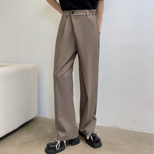 Load image into Gallery viewer, Irregular Diagonal Drape Suit Pants