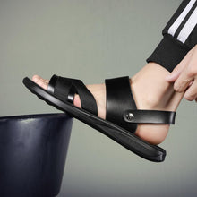 Load image into Gallery viewer, Summer Leisure Non-slip Leather Sandals