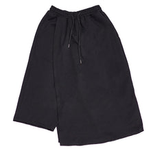 Load image into Gallery viewer, Black Drawstring Culottes
