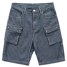 Load image into Gallery viewer, Pocket Striped Shorts