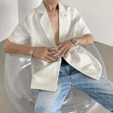 Load image into Gallery viewer, Short Sleeve Casual Blazer